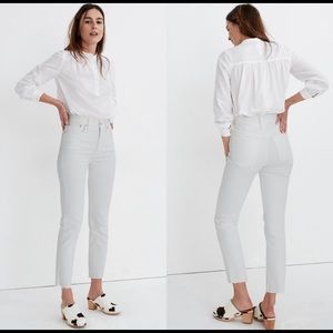 Madewell Perfect Vintage Jean in Tile White